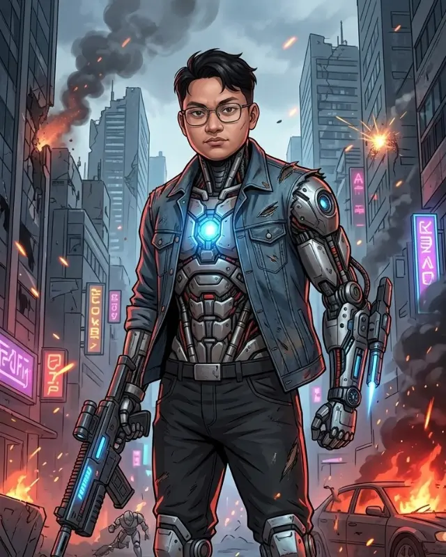 Cyborg War AI Filter