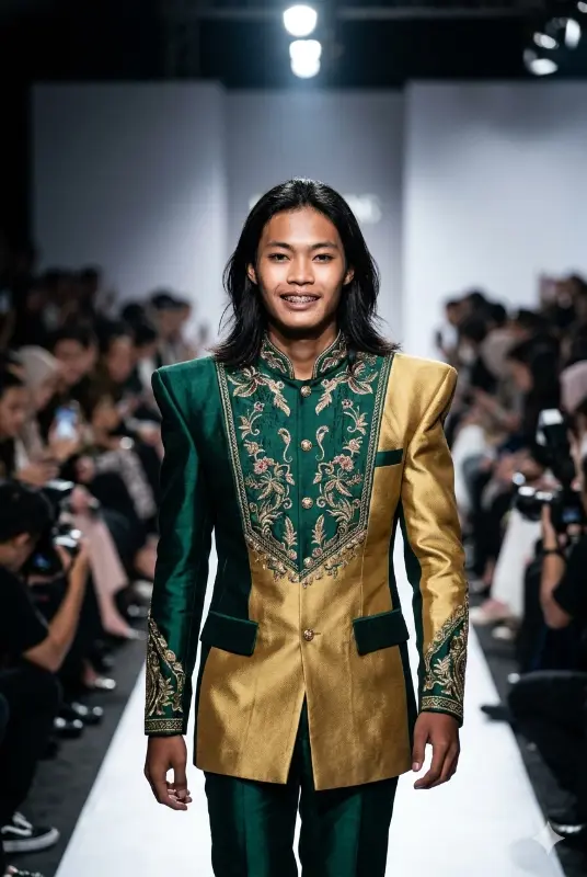 Fashion show AI prompt