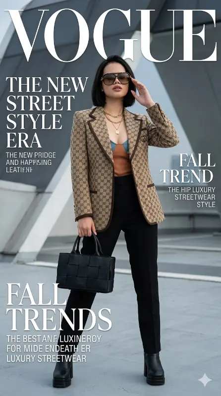 Vogue AI generated prompt